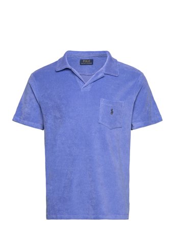 Polo Ralph Lauren Custom Slim Fit Terry Polo Shirt - Blue - XXL