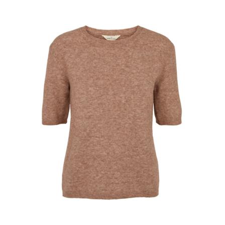 Basic Apparel Claudine Tee sweater Brun, Dame