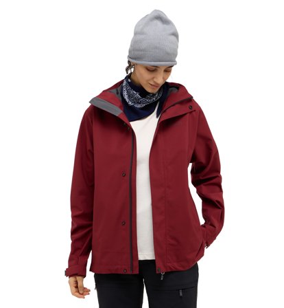 Haglöfs Breeze Proof Jacket Women Carmine Red - Damen - S