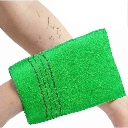 Dobbeltsidet Håndklæde Koreansk Eksfolierende Bade Vaskeklud Brusehåndklæder Kropsskrub (FMY)