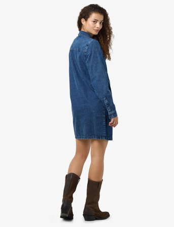 NOISY MAY Nmnew Signe L/S Denim Dress Vi002Mb Noos - Blue - S