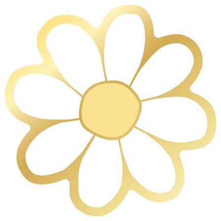 Marguerit Paptallerkener 8-pak