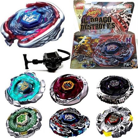 Fashion Fusion Metal Rapidity Fight Masters Top Beyblade Narunlaukaisinsetti Lelut (yksi satunnaisesti kuvassa)