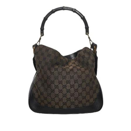 Gucci Vintage, pre-owned Handbag Zwart, Dames, Maat:ONE Size,Canvas