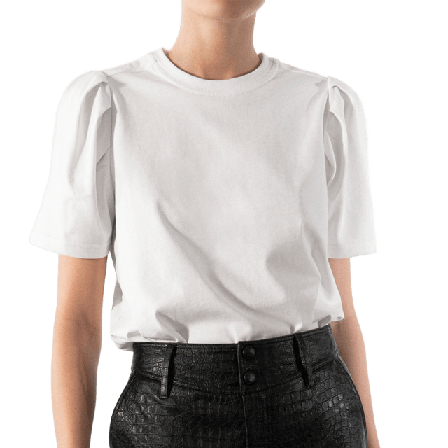 Twist & Tango Isa puff sleeve Överdelar Dam Vit M