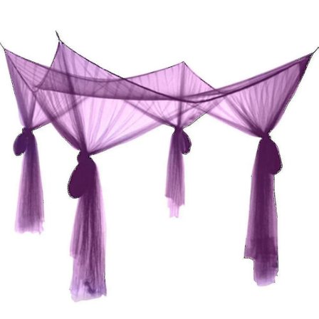 4-hörnigt sänghimmel för full/queen/king size säng Julgåva (FMY)