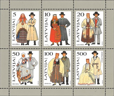 Letland 1993 - MICHEL blok 3 - Miniark - Postfrisk