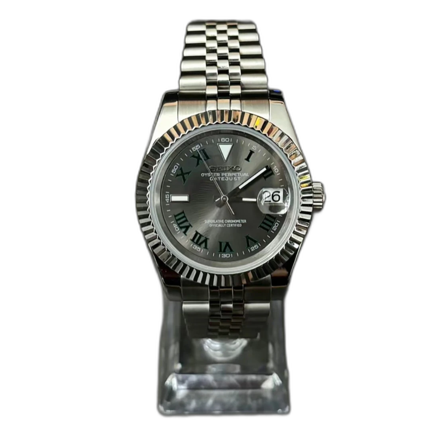 Silverfärgad klocka från Seiko