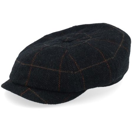 Stetson - Grön flatcap Keps - Hatteras Wool Dark Green Flat Cap @ Hatstore