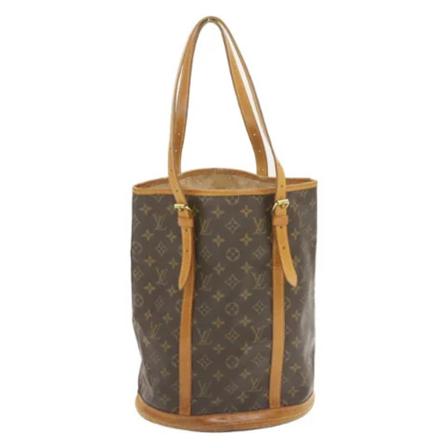 Louis Vuitton Vintage, Pre-owned Leather louis-vuitton-bags Bruin, unisex, Maat:ONE Size