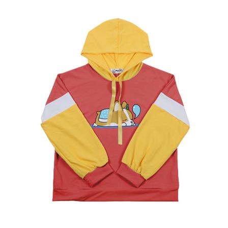 Huvtröja Printed Bomull Hoody Långärmad Sport Kvinna Topp