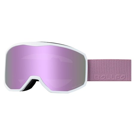 Ski Briller til Kvinder Ski Briller Åndbare HD Anti-dug Kort Nærsynet Mænds Ski Briller Farve: Hvid ramme lilla film