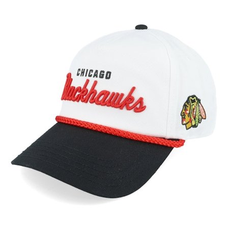 American Needle - White adjustable Gorra - Chicago Blackhawks Roscoe White/Black Adjustable @ Hatstore
