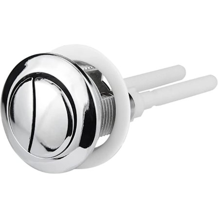 Toalettknapp spolning ersättning, anslutbar dubbel toalett spolning knapp rund huvud toalett spolning knapp