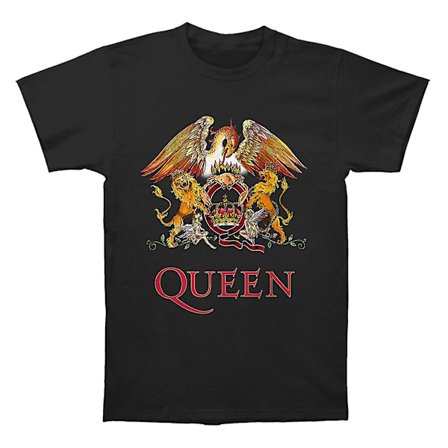 Queen Classic Crest Black T-shirt