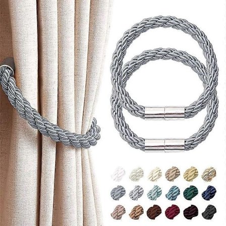 Sterke Magnetiske Gardinholdere Moderne Enkel Stil Draperiholdere