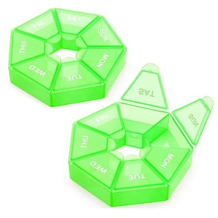 Praktisk Dosett Medisindispenser Ukentlig Dispenser Doseringsdispenser