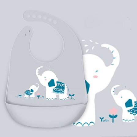 Baby Silikoni Bibs Lasten Esiliina EE