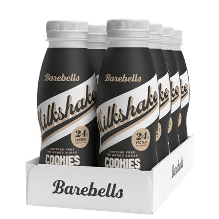 8 x Barebells Protein Milkshake, 330 ml, Cookies & Cream