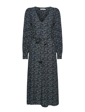 Loraligz V-Neck Dress So21 Blue Gestuz