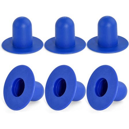 6-pack ersättningslock för poolvägg - Intex pooltillbehör, för ovanmarkspool, poolpump silhålsplugg för de flesta ovanmarkspooler Co