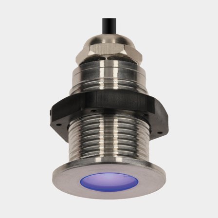 Spotlight NauticLED CL03, ingebouwd, roestvrij staal, LED, 10 - 30 V, 0.6 W, Ø30 mm, met blauw licht