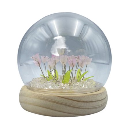 Tulip Night Light Blommig lampa ROSA