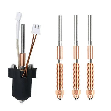 Keramisk varmeblokksett 0,4 mm hurtigbytte integrert dyse for K1C K1 MAX 3D-skriverdeler