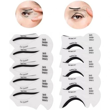 10 Eyeliner-muotoilijan setti, eri tyylejä, nopea, joustava ja[CO]