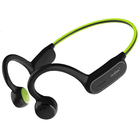 Luujohdinkuulokkeet, urheilukuulokkeet juoksuun, avoimet kuulokkeet, langattomat kuulokkeet (vihreä)