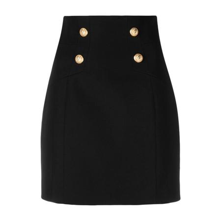 Balmain, Pencil Skirts Czarny, Kobieta, Rozmiar: S