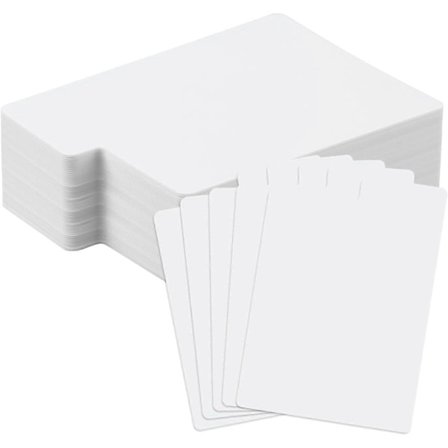 50 st Samlarkortsavdelare, 2,7x3,8 tum Plastavdelarkort Separator (FMY)