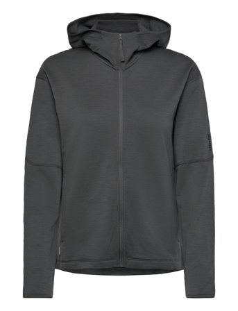 Icebreaker W Mer 360 Realfleece Elem Ls Z Hood - Grey - XS