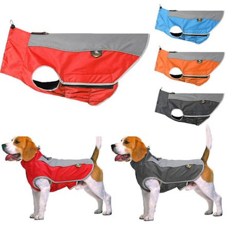 Vattentät hundjacka Kläder Warm Winter Puppy Coat - high quality