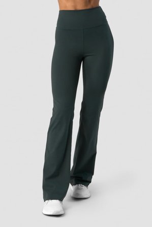 Nimble Flared Tights Dark Green