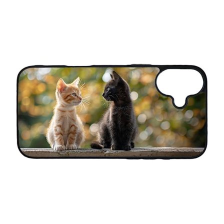 Söta Kattungar iPhone 16 Plus Mobiltelefon Skal