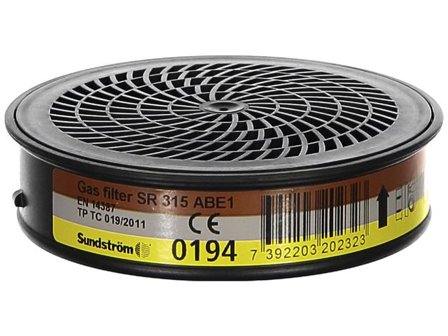 Sundström Gasfilter SR 315 A1B1E1 - Lyreco - Skyddsutrustning - Andningsskydd - Tillbehör