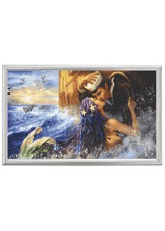 Stickpackung Bild Kuss der Meerjungfrau - LetiStitch