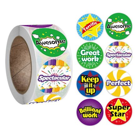 500st stickers klistermärken - school motiv - Cartoon