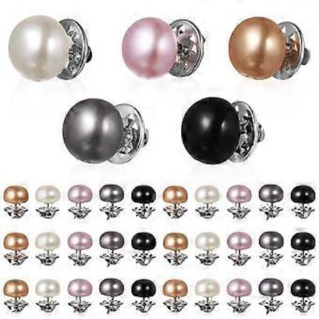 25 stk Anti Eksponeringsknapper Brocheknapper Eksponeringsknapper til Tøj Skjorte Nederdel Cardigan