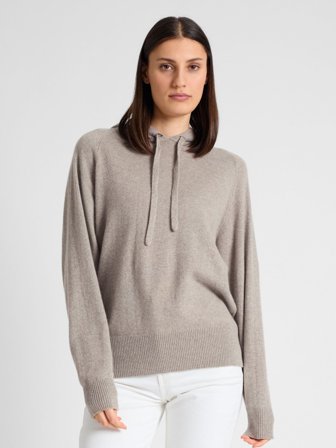 Kashmina - Hettegenser "Lux Hoodie" - toast - Size XS
