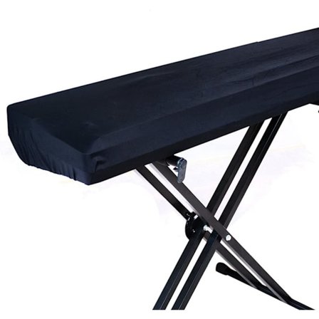 88-Key Stretchable Digital Piano Keyboard Cover, Black
