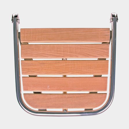Swim platform / bathing platform boat 1852-Marine, teak & acid-resistant stainless steel, 50 x 45 cm