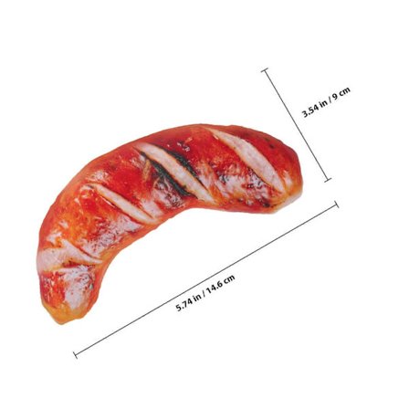 Nyhed Pyntepude Stegt Mad Form Pude til Sengeindretning 1 Stykke[D]