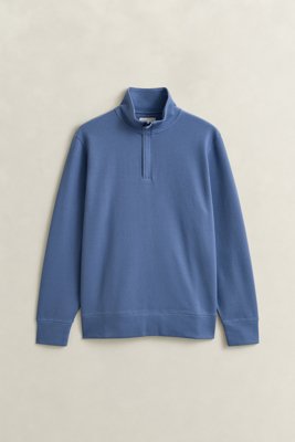 GANT - Sacker Rib Half-Zip Genser til herre faded denim