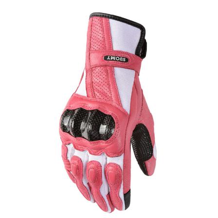 Kvinnor Motorcykel Handskar Lady Long Full Finger Scooter Pink S