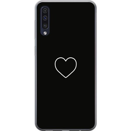 Yhteensopiva Puhelinkuori Samsung Galaxy A50 Sydän