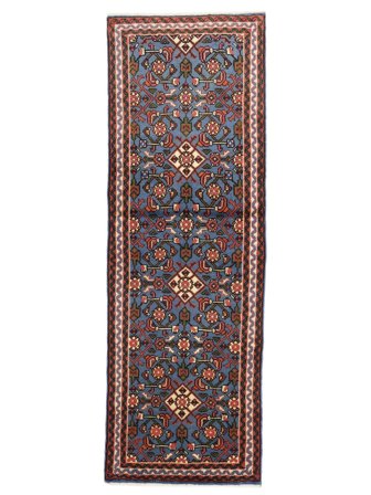 Hosseinabad Rug Hand Knotted 68X199 Runner Persia/Iran