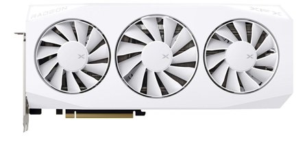 XFX Mercury AMD Radeon RX 9060 XT OC Gaming (hvit) Skjermkort, PCI Express 5.0, 16GB GDDR6