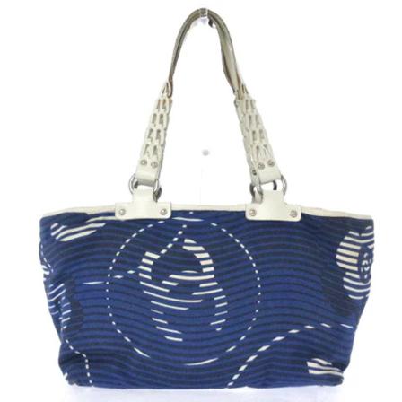 Chanel Vintage, Pre-owned bag Tote Blauw, Dames, Maat:ONE Size,Canvas